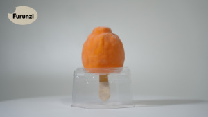 Mới Đến Tùy Chỉnh Màu Cam Kem Internet Nổi Tiếng Mini Pops Trái Cây Kem Trái Cây Hình Dạng Hương Vị Kem - Product Image 2