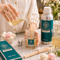 Huile parfumée hautement concentrée en gros pour diffuseur à bâtonnets, huile de diffuseur longue durée