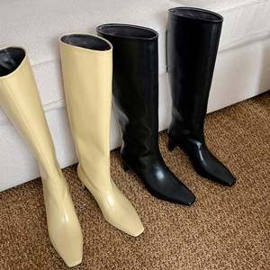 <span class=keywords><strong>Botas</strong></span> Largas Elegantes para Mujer, Otoño Invierno 2024, Punta Cuadrada, Tacón Alto Sexy, para Fiesta, <span class=keywords><strong>Vestido</strong></span> de Graduación, <span class=keywords><strong>Amarillo</strong></span>, Negro, <span class=keywords><strong>Botas</strong></span> hasta la Rodilla - Product Image 5
