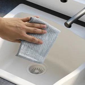Paño de limpieza de fregado para limpieza de cocina paño de fregado mágico utilizado para fregar paño lavado de platos