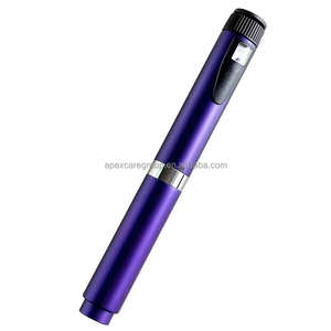 Pluma inyectora metálica reutilizable V2 0-60UI con estuche, pluma inyectora de cartucho ajustable de 3 ml - Product Image 2