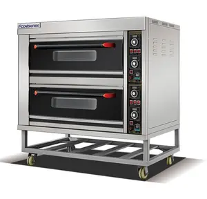 Hot Selling 1/2/3/5/8/10 Tray Baking Oven Automatic Stainless Steel Commercial Electric Gas Automatic Bread Baking Oven For Sale