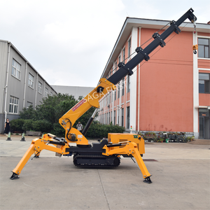 รถเครนแมงมุม 3 ตัน รถเครนแมงมุมขนาดเล็ก ควบคุมด้วยรีโมท พร้อมตะกร้าสำหรับคนทำงาน และแขนยืดแบบ Fly Jib - Product Image 2