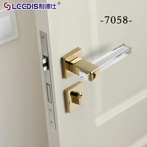 Lgedis Door Lock 7059 Zinc Alloy Lever Lock For Interior Room Bathroom Silent Operation - Product Image 4