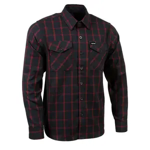 Competitive Price Custom Design Flannels USA Size Men Women Wear Flannel Shirts
