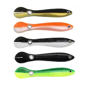 Byloo Sea Fishing 10Cm 6G Angeln Soft Lure Kleine Loach Wobbler Swimbait 5 Farben 3D Augen Künstlicher Weich plastik Angel köder