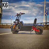 سكوتر كهربائي للبالغين Extreme Wheel K6 بقوة 3500 واط*2، بعجلتين، قابل للشحن، مع بطارية ليثيوم 21700 50S