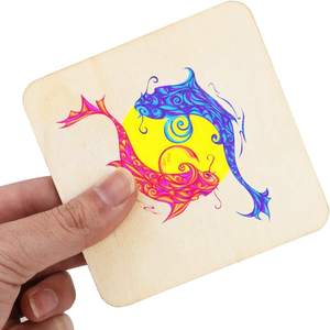 قطع خشب محفورة بالليزر 40 قطعة غير مكتملة لفنون الكواستر والحرف اليدوية-طلاء وتلوين حسب الطلب - Product Image 3