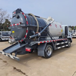 Camion aspirateur 5000 litres, camion-citerne à vide 4x2, camions d'aspiration des eaux usées de 6000L à 10000L à vendre - Product Image 1
