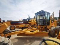 Niveleuse à moteur CAT 140H d'occasion 2024, 185 CV, lame de 12 pieds, faible nombre d'heures de travail, Caterpillar d'occasion, importée du Japon, niveleuses à moteur d'occasion CAT 140K 140G