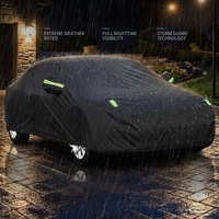 Housse de voiture imperméable en tissu Oxford, housse de protection contre la grêle, les rayures, la glace, la neige et les UV, housse de voiture pliable, abri pour voiture, housse pour SUV