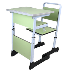 Combinaisons de bureaux et de chaises pour <span class=keywords><strong>étudiant</strong></span>s en métal de marque, couleurs personnalisées, pour salles de classe universitaires, mobilier scolaire, chaises d'école - Product Image 1