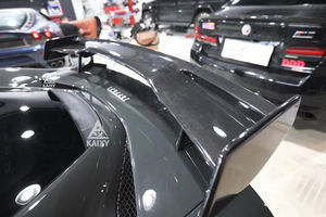 Aileron en fibre de carbone pour <span class=keywords><strong>Ferrari</strong></span> 296 GTB GTS, lèvre de séparateur avant en fibre de carbone, diffuseur - Product Image 4