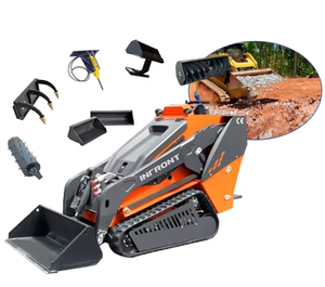 Mini-chargeuse sur chenilles diesel <span class=keywords><strong>Kubota</strong></span> Euro 5 EPA 400 kg avec broyeur forestier et tondeuse <span class=keywords><strong>à</strong></span> gazon - Product Image 6