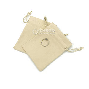 Durable Velvet Jewelry <b>Pouch</b> with <b>Drawstring</b> Closure Portable for Fine Jewelry Custom Colors Sizes Scratch Resistant Storage - Product Image 1