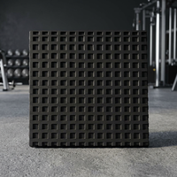Support anti-vibrations Easyflex en métal, type sandwich, 3/4" x 18" x 18", pour équipements et machines industrielles
