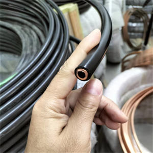 <span class=keywords><strong>Tube</strong></span> en cuivre <span class=keywords><strong>isolé</strong></span> revêtu de plastique PE de haute qualité, sortie d'usine, vente en gros, conception graphique 3D - Product Image 4