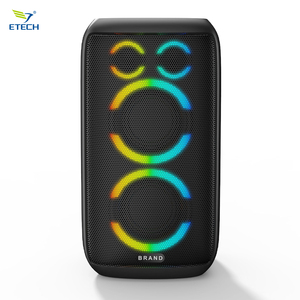 Tekerlekler ile arabası parti <span class=keywords><strong>Bluetooth</strong></span> hoparlör, 10W güçlü ses ve RGB ışıkları, açık etkinlikler için IPX4 su geçirmez Karaoke hoparlörü - Product Image 3