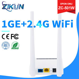 ONT XPON รุ่น ZC-501W ยอดนิยม 1 พอร์ต 2.4G WiFi ONU อินเทอร์เฟซ 1GE  HGU ที่เชื่อถือได้  ตัวเชื่อมต่อไฟเบอร์ออปติก FTTH SC UPC - Product Image 2