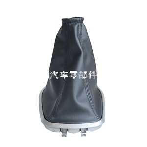 ฝาครอบเกียร์เชฟโรเลต อาวีโอหนัง PU สีดำสไตล์คลาสสิกสำหรับเกียร์ธรรมดา - Product Image 1