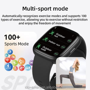 Reloj Inteligente para Mujer 2025, Pantalla TFT de 1.85 Pulgadas, IP68, Monitoreo de Salud, Frecuencia Cardíaca, Llamadas Bluetooth, <span class=keywords><strong>Alexa</strong></span>, Música, Correa de Silicona, Cuadrado - Product Image 4