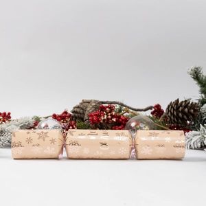 Wholesale <strong>Christmas</strong> <strong>Cracker</strong> Kit 12 Pcs Rose Gold Foil with Hats Snaps Jokes for Holiday Dinner Party Decor - Product Image 6