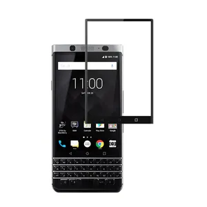 Pelindung Layar Kaca Tempered Melengkung 9H 3D Anti Sidik Jari untuk Blackberry Keyone