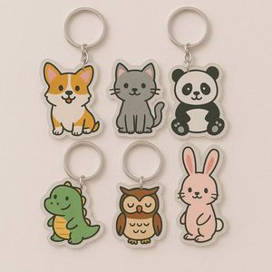 Llavero Acrílico de Doble Cara con Impresión Personalizada en Color UV y Logotipo, Venta al Por Mayor de Fábrica de Llaveros Personalizados - Product Image 2