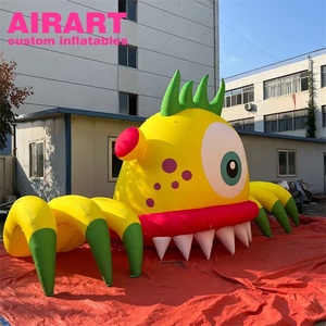 Mostro Gonfiabile Gigante con Bocca Grande per Decorazioni di Halloween, Ideale per Muri e Piazze - Product Image 6