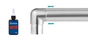 conector con á<span class=keywords><strong>gulo</strong></span> de 90 grados a precio barato para tubo redondo de acero inoxidable para barandilla - Product Image 5