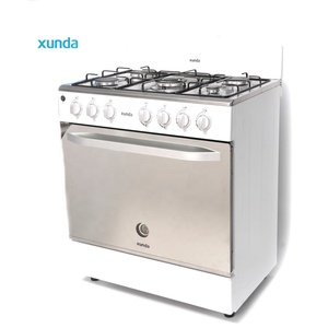 Xunda <span class=keywords><strong>30</strong></span> inch hoogwaardige 5-pits vrijstaande gasfornuis van roestvrij staal met oven voor keuken en restaurant. - Product Image 3