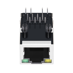 Conector rj45 de <span class=keywords><strong>8</strong></span> pines, conector RJ45 de 1x1 puerto con LEDs amarillos/verdes, Base 7499012121, XRJH-01D-1-D12-180/100 - Product Image 4