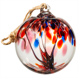 Sfera di Vetro Soffiato a Mano, Ornamento a Sfera in Vetro, Sfera Decorativa da Giardino, Decorazione per Interni ed Esterni - Product Image 5