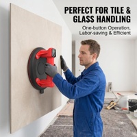 Shijing P618A Ventosa Eléctrica Digital con Pantalla, Herramienta Eléctrica de Succión para Azulejos y Mármol