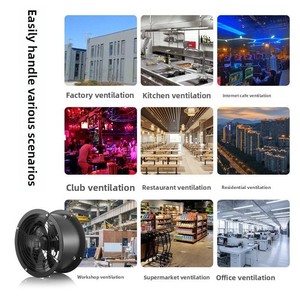 Ventilateur axial à rotor externe avec roulement à billes pour système <span class=keywords><strong>de</strong></span> refroidissement industriel, unité <span class=keywords><strong>de</strong></span> <span class=keywords><strong>condensation</strong></span>, système HVAC - Product Image 4