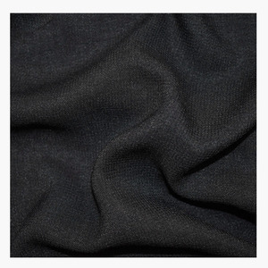 Hot bán hồi giáo abaya vải Dubai len màu đen voan vải 100 <span class=keywords><strong>Polyester</strong></span> Vải cho phụ nữ Ăn mặc - Product Image 1