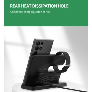 Productos populares Soporte de escritorio 15W <span class=keywords><strong>Cargador</strong></span> rápido Portátil 3 en 1 <span class=keywords><strong>Cargador</strong></span> inalámbrico para <span class=keywords><strong>Samsung</strong></span> Auricular Logotipo personalizado <span class=keywords><strong>Cargador</strong></span> 3 Enn1 - Product Image 2