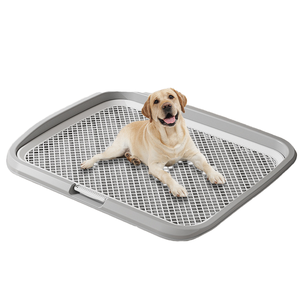 Caja de Arena <span class=keywords><strong>para</strong></span> Mascotas de PP Amarillo con Rejilla de Hierro, Duradera, <span class=keywords><strong>para</strong></span> Perros Pequeños/Medianos/Grandes y Gatos, Fácil de Limpiar, Control de Olores, Ecológica, Gran Capacidad - Product Image 3