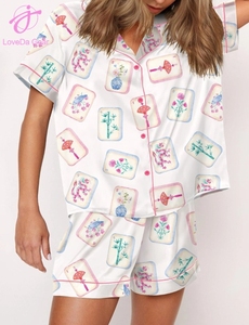 Collection Été 2026 : Tenue décontractée élégante imprimée en 3D, style européen, pour femme et enfant, taille adulte - Product Image 3