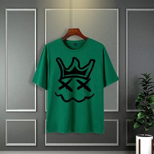 เสื้อยืด100% คอกลมผ้าโพลีเอสเตอร์สำหรับผู้ชายเสื้อยืดพิมพ์ลายดิจิตัลแนววินเทจเสื้อ180กรัมทรงหลวมสำหรับใส่ไปยิม - Product Image 3