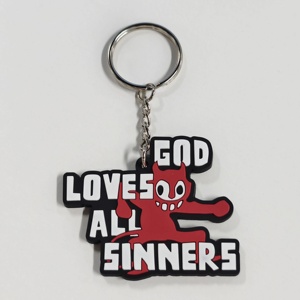 Design Wholesale Custom Logo Keychain 2D/3D Soft PVC and Silicone Rubber Keyring for Business Use - Product Image 3