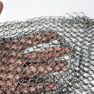 Chainmail Rèm Vòng Trang Trí Kim Loại Lưới Rèm Cửa - Product Image 1