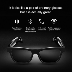 E10pro Smart Audio Glasses Black Sunglasses With <b>Bluetooth</b> Calling And Music For Cycling - Product Image 5