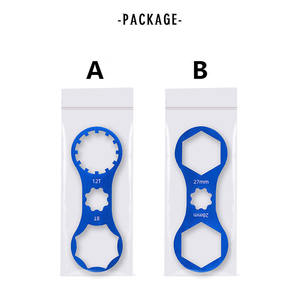 Outil <span class=keywords><strong>de</strong></span> réparation <span class=keywords><strong>de</strong></span> bicyclette, pièces <span class=keywords><strong>de</strong></span> vélo en alliage d'aluminium, outil <span class=keywords><strong>de</strong></span> retrait <span class=keywords><strong>de</strong></span> la clé <span class=keywords><strong>de</strong></span> fourche avant <span class=keywords><strong>de</strong></span> 12/14g - Product Image 2