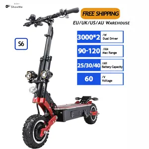 Europe warehouse dropshipping electrique electric scooter 6000w 60v eu stock for free drop shipping