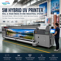 Imprimante UV hybride Yotta 5M pour papier peint, toile, vinyle, maille, film PET, cuir, tissu et supports flexibles