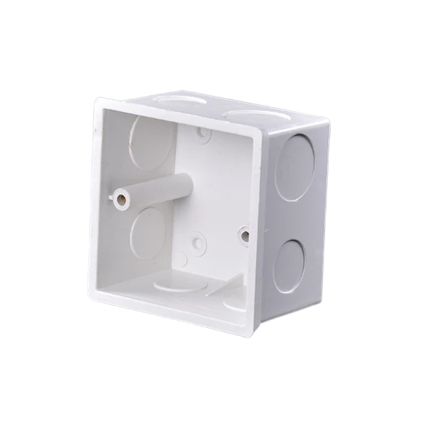 Factory One Gang Enclosures Surface-Mounted Junction Box Wall Mount Pvc Electrical Switch Box