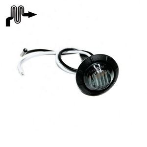 3/4 ''ambre rond <span class=keywords><strong>LED</strong></span> balle feux de position avant arrière côté <span class=keywords><strong>LED</strong></span> feux de position <span class=keywords><strong>pour</strong></span> <span class=keywords><strong>camion</strong></span> voiture Van pick-up bateau Macon - Product Image 5