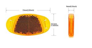 CHAUD Vente Directe En Usine Sécurité Vélo De Route Accessoires Réflecteur Réflecteur Vélo Vélo Réflecteur À Rayons - Product Image 6