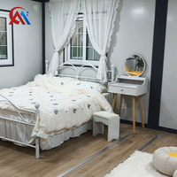 Maison Modulaire Préfabriquée à Châssis Acier 700mm, Conteneur Pliable et Extensible, Isolée, pour Appartement ou Centre Commercial